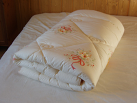 Winter Bettdecke Blumenbuquet